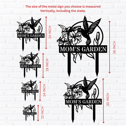 Personalized Garden Metal Stake