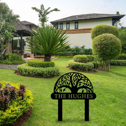 Personalized Garden Metal Stake