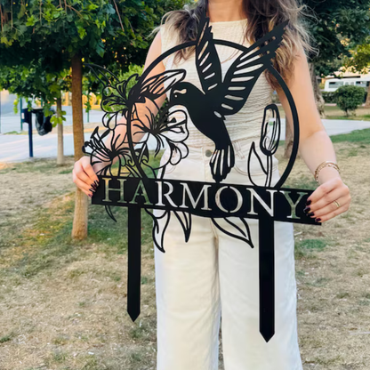 Personalized Garden Metal Stake