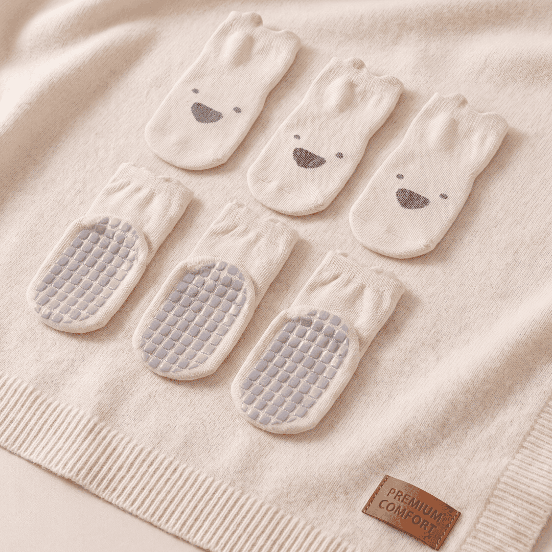 3 Pairs of Premium Non-Slip Socks