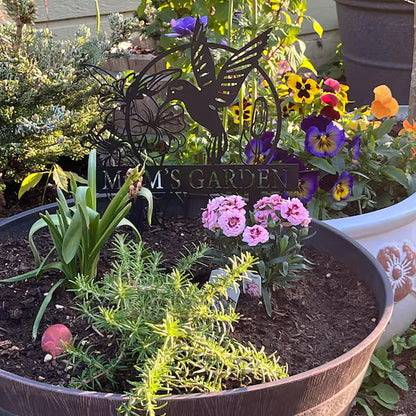 Personalized Garden Metal Stake